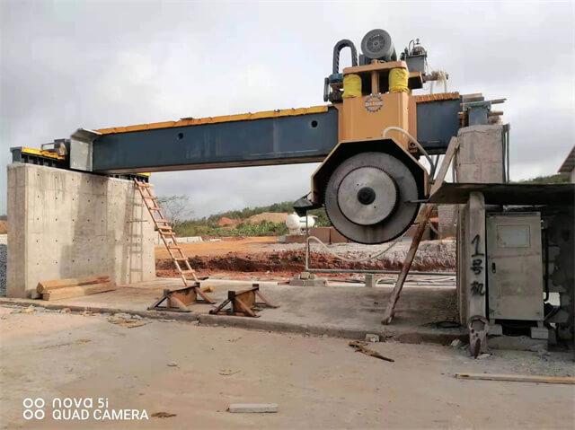 granite block cutting machine