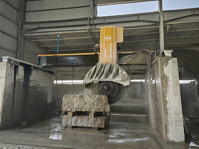 Dafon granite stone block cutting machine for stone factory